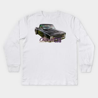 1967 Chevrolet C10 Stepside Pickup Truck Kids Long Sleeve T-Shirt